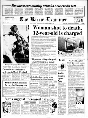 Barrie Examiner, 21 Feb 1977