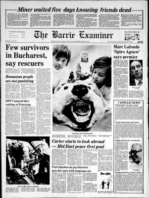 Barrie Examiner, 7 Mar 1977