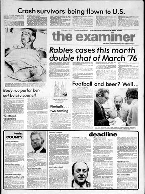 Barrie Examiner, 29 Mar 1977