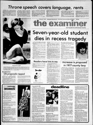 Barrie Examiner, 30 Mar 1977