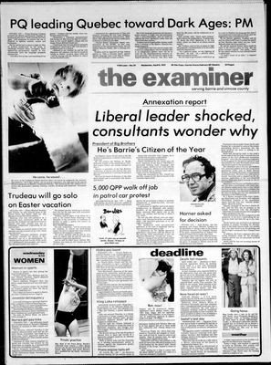 Barrie Examiner, 6 Apr 1977