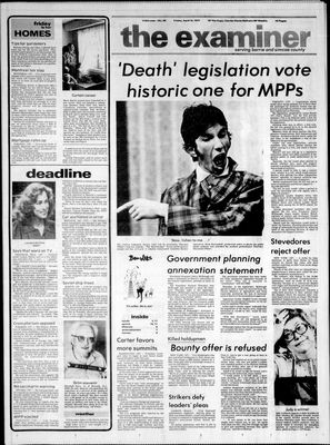 Barrie Examiner, 15 Apr 1977