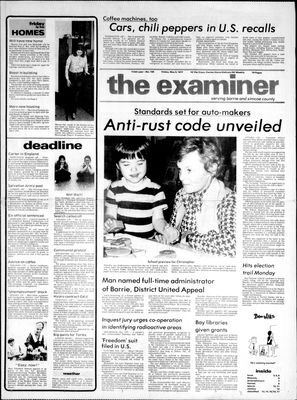 Barrie Examiner, 6 May 1977