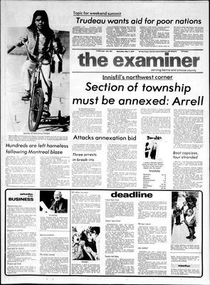 Barrie Examiner, 7 May 1977