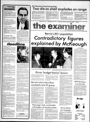 Barrie Examiner, 11 May 1977