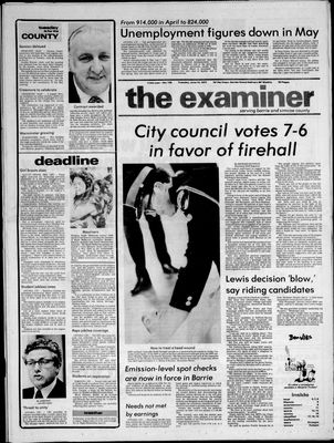 Barrie Examiner, 14 Jun 1977