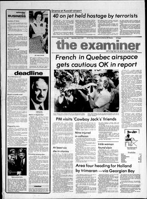 Barrie Examiner, 9 Jul 1977