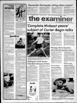 Barrie Examiner, 18 Jul 1977