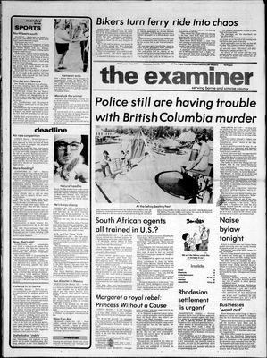 Barrie Examiner, 25 Jul 1977