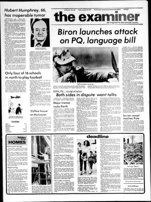 Barrie Examiner, 19 Aug 1977