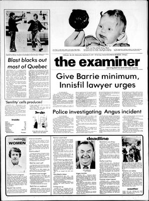 Barrie Examiner, 21 Sep 1977