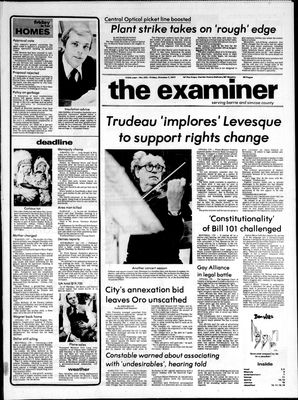 Barrie Examiner, 7 Oct 1977