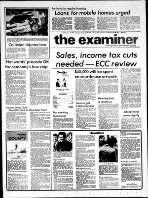 Barrie Examiner, 8 Nov 1977