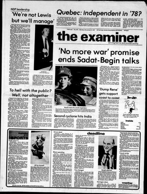 Barrie Examiner, 21 Nov 1977