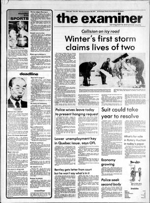 Barrie Examiner, 28 Nov 1977