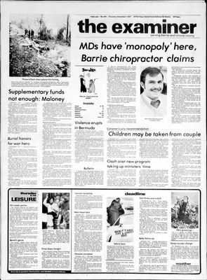 Barrie Examiner, 1 Dec 1977