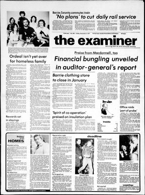 Barrie Examiner, 2 Dec 1977