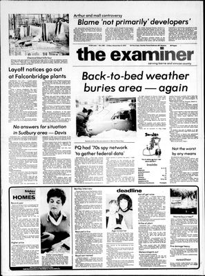 Barrie Examiner, 9 Dec 1977