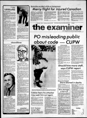 Barrie Examiner, 12 Jan 1978