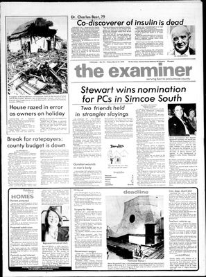 Barrie Examiner, 31 Mar 1978