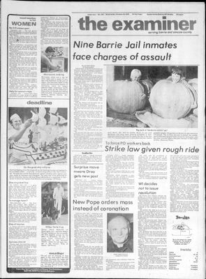 Barrie Examiner, 18 Oct 1978