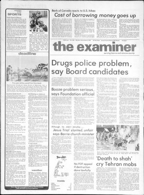 Barrie Examiner, 6 Nov 1978