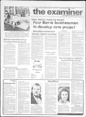 Barrie Examiner, 9 Nov 1978