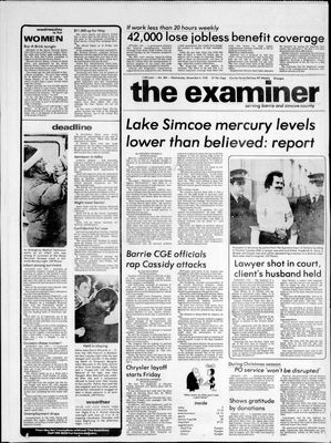 Barrie Examiner, 6 Dec 1978