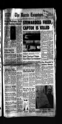 Barrie Examiner, 25 Nov 1972