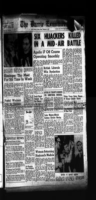 Barrie Examiner, 8 Dec 1972