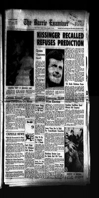 Barrie Examiner, 14 Dec 1972