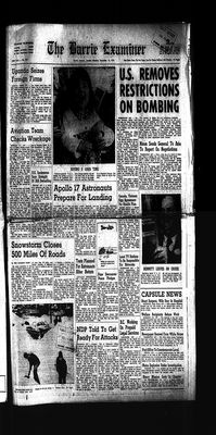 Barrie Examiner, 18 Dec 1972