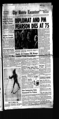 Barrie Examiner, 28 Dec 1972