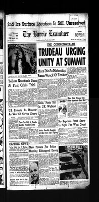 Barrie Examiner, 12 Jan 1971