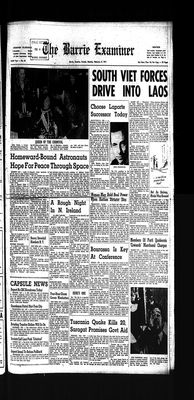 Barrie Examiner, 8 Feb 1971