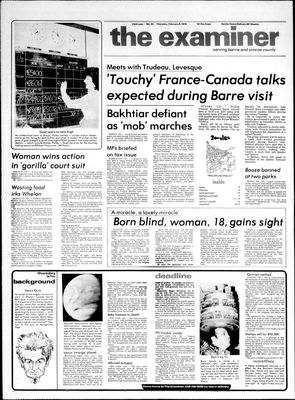 Barrie Examiner, 8 Feb 1979