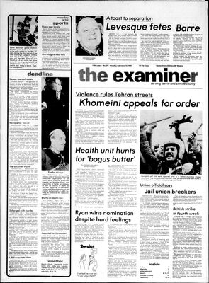 Barrie Examiner, 12 Feb 1979