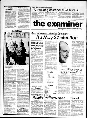 Barrie Examiner, 27 Mar 1979