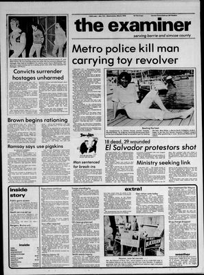 Barrie Examiner, 9 May 1979