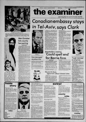 Barrie Examiner, 30 Oct 1979