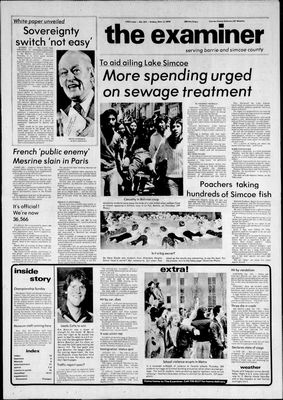 Barrie Examiner, 2 Nov 1979