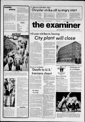 Barrie Examiner, 9 Nov 1979