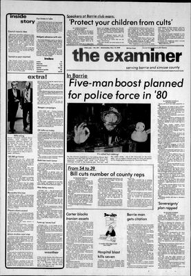 Barrie Examiner, 14 Nov 1979