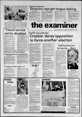 Barrie Examiner, 20 Nov 1979