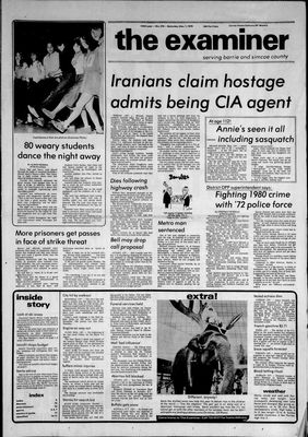 Barrie Examiner, 1 Dec 1979