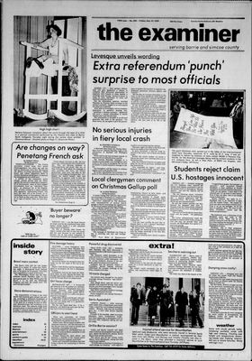 Barrie Examiner, 21 Dec 1979