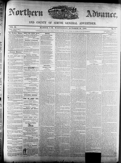 Northern Advance, 24 Oct 1860