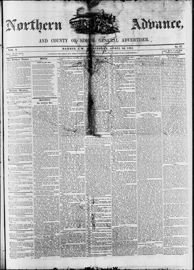 Northern Advance, 24 Apr 1861