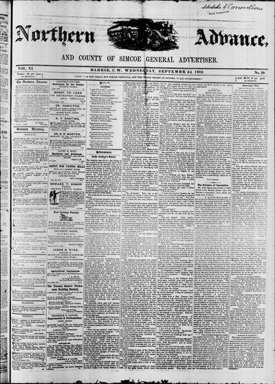 Northern Advance, 24 Sep 1862