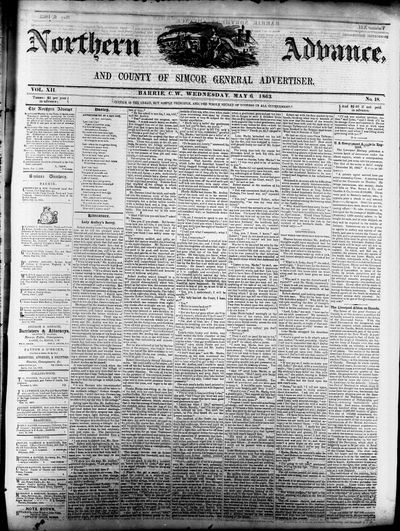 Northern Advance, 6 May 1863